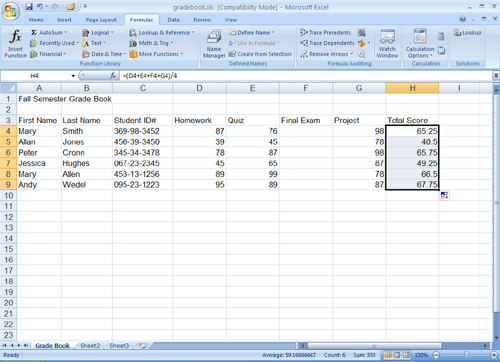MS Excel Introductory Tutorial By W.Shayya -  Figure 3