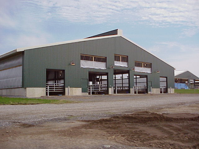 Back View of the Free-stall Barn (November 2001)