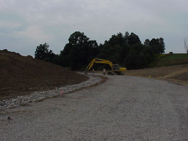 Road to Dairy Complex 2 (while under construction)
