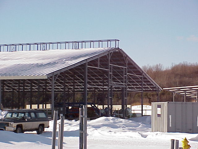 Front View of Dairy Barn