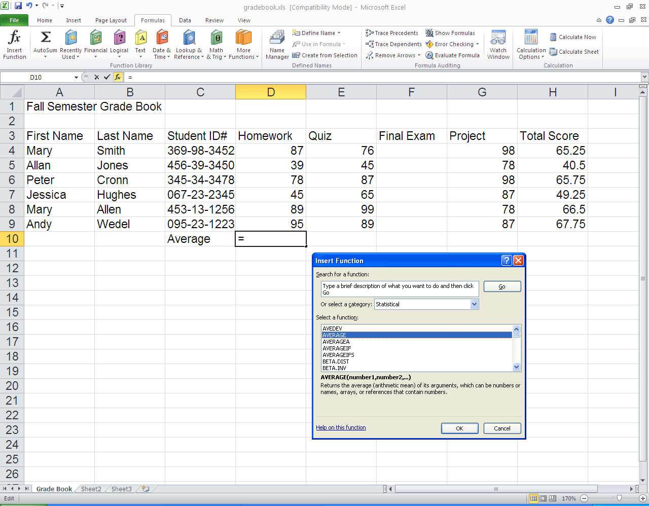 MS Excel Introductory Tutorial By W.Shayya -  Figure 4